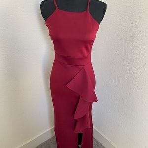 Sexy red Valentine’s Day dress